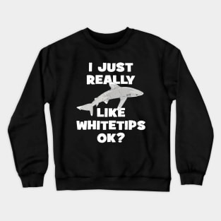 Oceanic Whitetip Shark Crewneck Sweatshirt